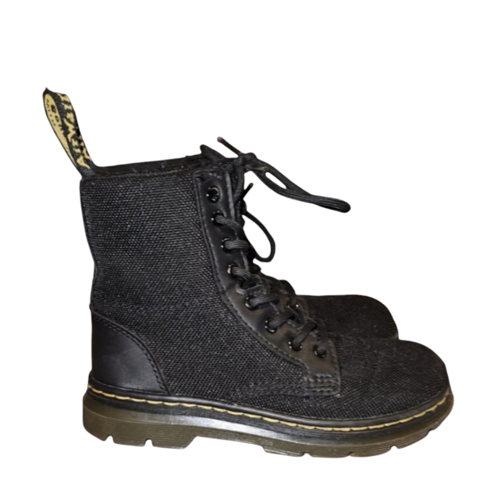 Dr. Martens Kids' Combs Lace Up Boot Toddler Size 12 Black NEW WITH BOX